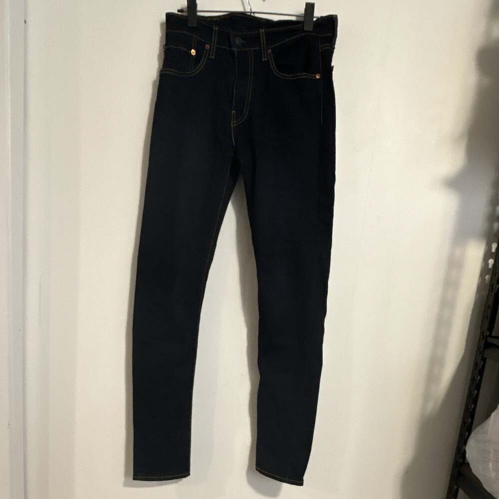 Levi's 512 Premium Men's Slim Tapered Dark Wash Stretch Jeans 31x34